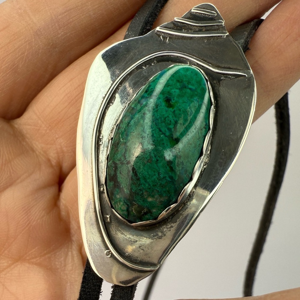 Antique hand made sterling silver bolo - Picture 7 of 10
